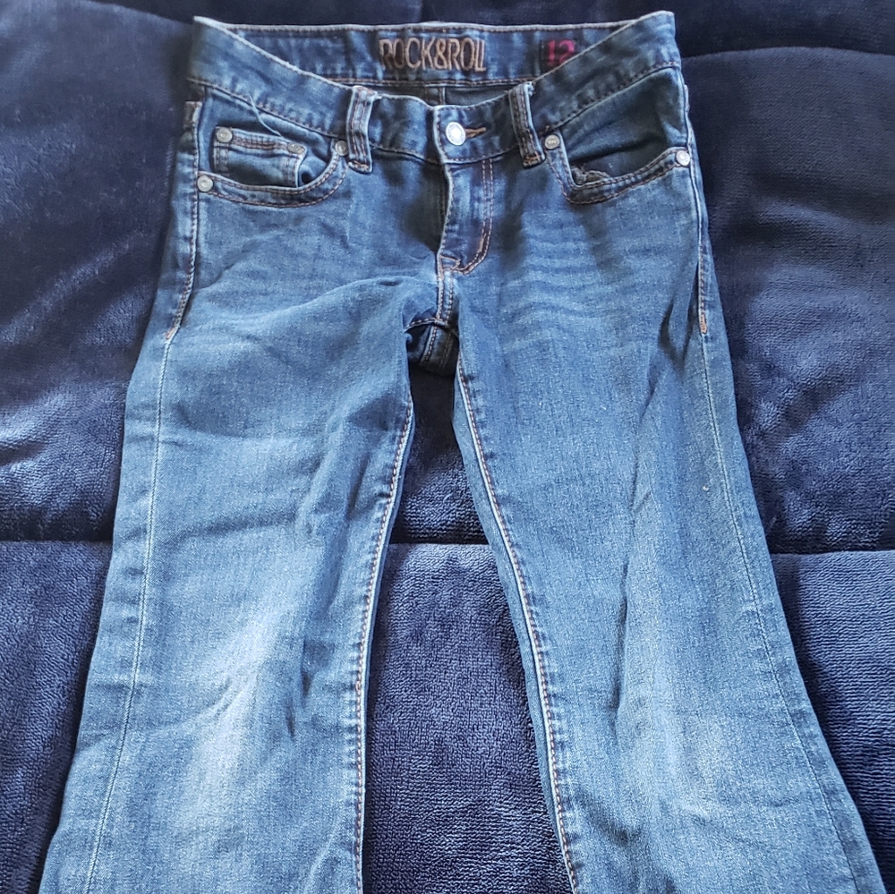 Girls Rock & Roll Flare jeans